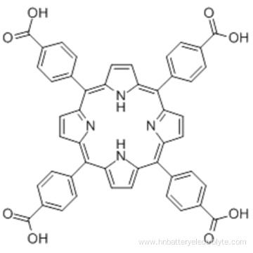 Benzoic acid,4,4',4'',4'''-(21H,23H-porphine-5,10,15,20-tetrayl)tetrakis- CAS 14609-54-2